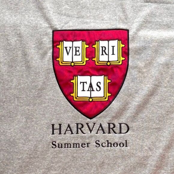 HARVARD Summer School Embroidered Throw Blanket NWOT (Bx 25) - Picture 1 of 8